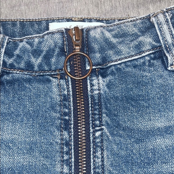 Free People size 26 Denim Blue Women's Skirt - Picture 3 of 11